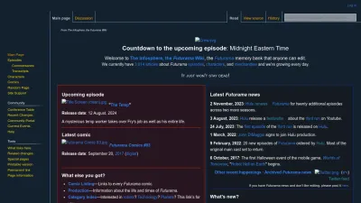 Screenshot preview of theinfosphere.org