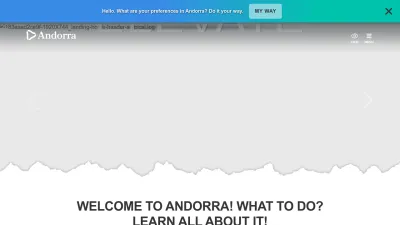Screenshot of Visitandorra.com