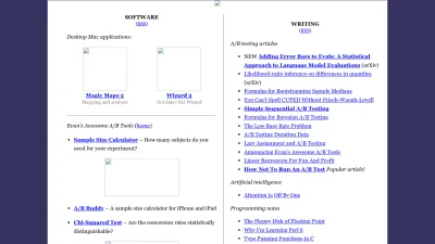 Screenshot of Evanmiller.org