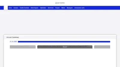 Screenshot of Caradisiac.com