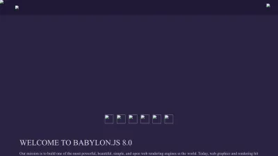 Screenshot of Babylonjs.com