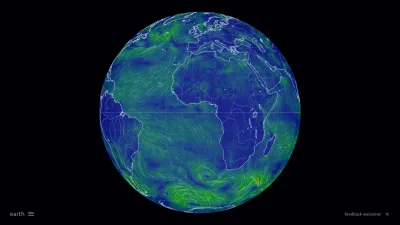 Screenshot of Earth.nullschool.net