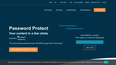 Screenshot of Passwordprotectwp.com