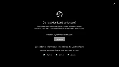 Screenshot of Joyn.de