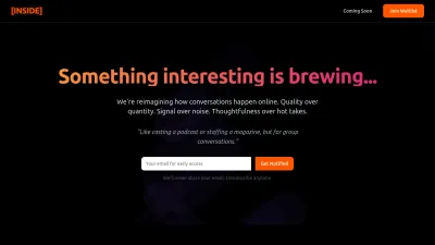 Screenshot of Inside.com