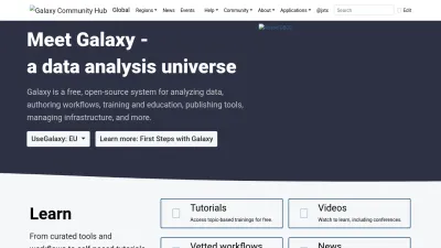 Screenshot preview of galaxyproject.org