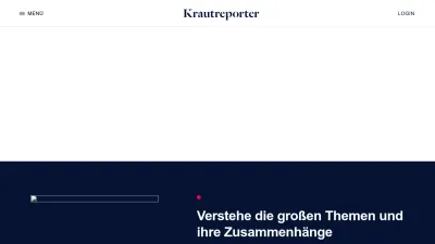 Screenshot of Krautreporter.de