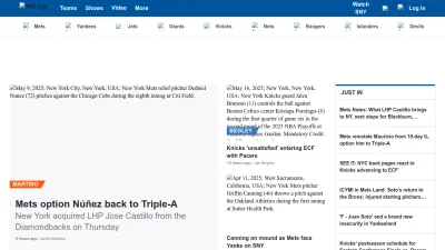 Screenshot of Sny.tv