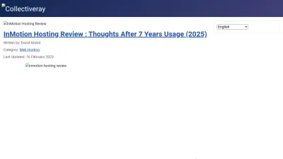 Screenshot of Collectiveray.com
