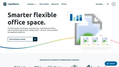 Screenshot preview of liquidspace.com