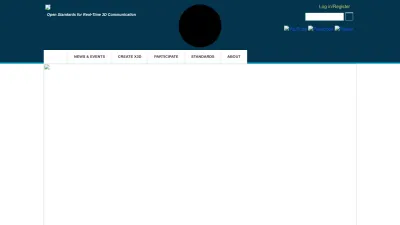 Screenshot of Web3d.org