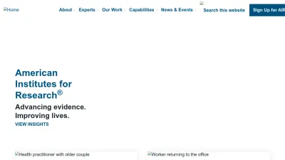 Screenshot of Air.org