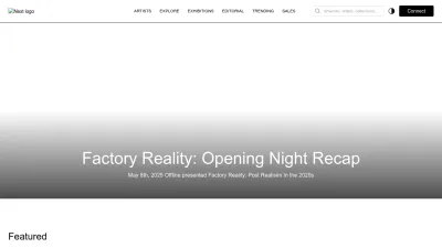 Screenshot preview of superrare.com