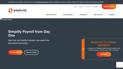 Screenshot of Paylocity.com