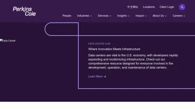 Screenshot of Perkinscoie.com