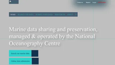 Screenshot of Bodc.ac.uk