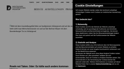 Screenshot preview of dhm.de