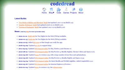 Screenshot of Codedread.com