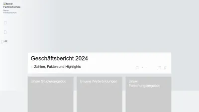 Screenshot of Bfh.ch