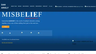 Screenshot of Danariely.com