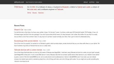 Screenshot of Willnorris.com