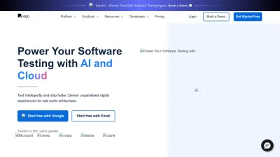 Screenshot of Lambdatest.com