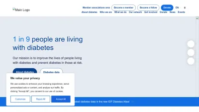 Screenshot of Idf.org
