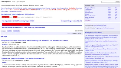 Screenshot of Freerepublic.com