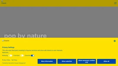Screenshot of Chiquita.com