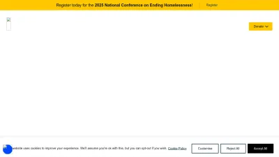 Screenshot of Endhomelessness.org