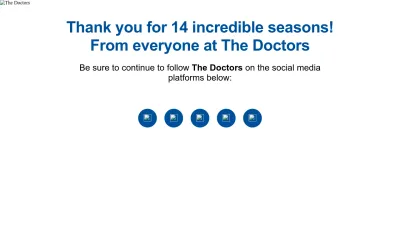 Screenshot of Thedoctorstv.com