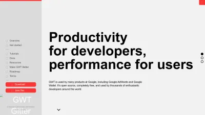 Screenshot of Gwtproject.org