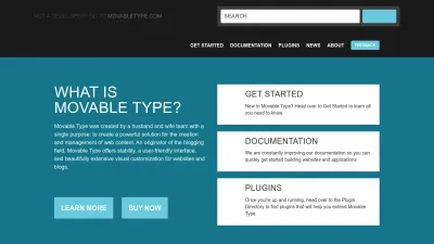 Screenshot of Movabletype.org