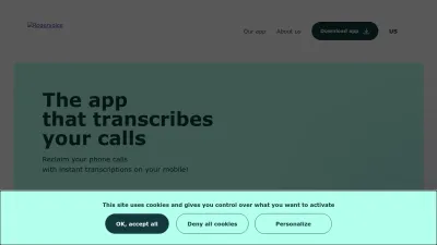 Screenshot of Rogervoice.com