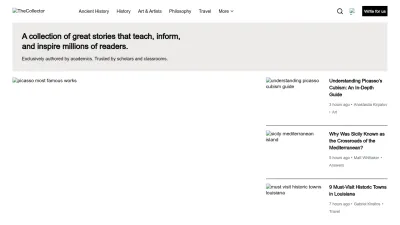 Screenshot of Thecollector.com