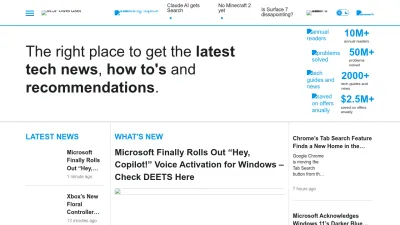 Screenshot of Mspoweruser.com