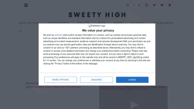 Screenshot of Sweetyhigh.com