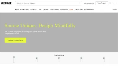 Screenshot of Wescover.com