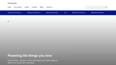 Screenshot preview of nationalgrid.com