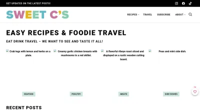 Screenshot of Sweetcsdesigns.com