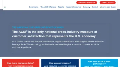 Screenshot of Theacsi.org