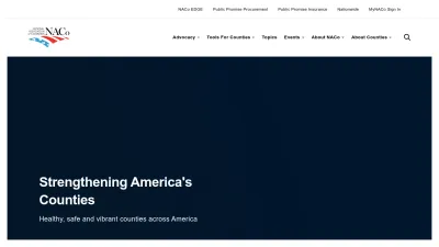 Screenshot of Naco.org