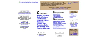 Screenshot of Nativetech.org