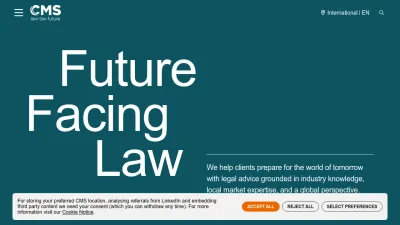 Screenshot of Cms.law
