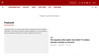 Screenshot of Thenewsminute.com