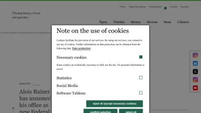 Screenshot of Bmel.de