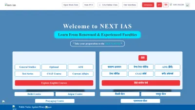 Screenshot of Nextias.com