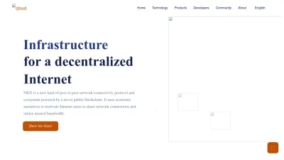 Screenshot of Nkn.org