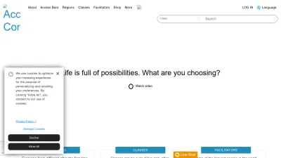 Screenshot of Accessconsciousness.com