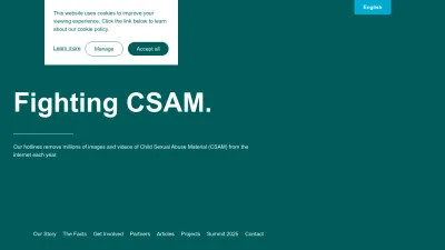 Screenshot of Inhope.org